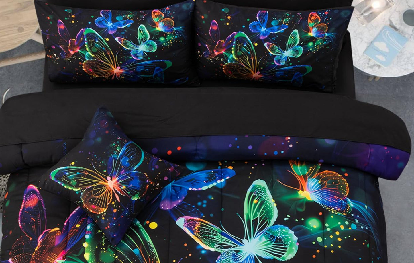 Dluxe Ave. ( FULL) 6 Pcs Comfort and  Bedding Set