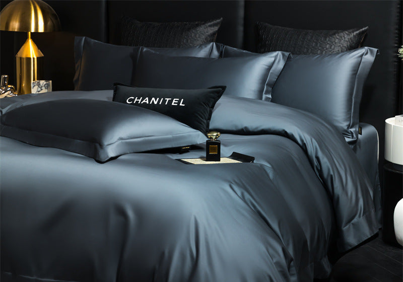Dluxe Ave.Long Staple Cotton Four-Piece Bedding Set