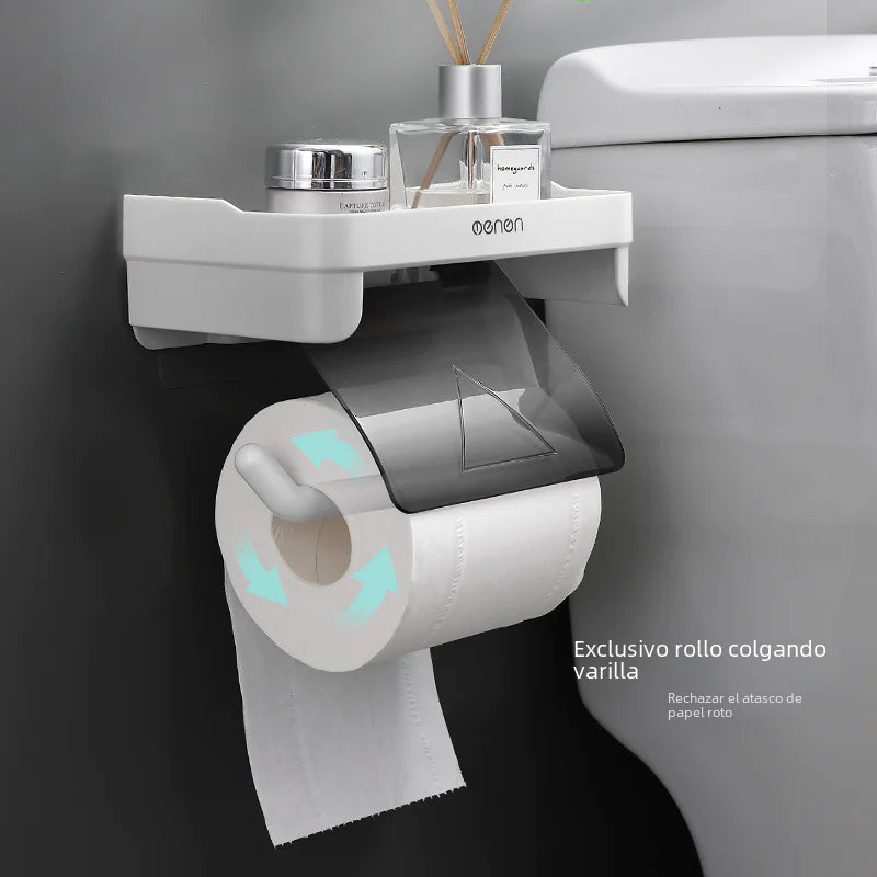 Dluxe Ave. Waterproof Plastic Toilet Paper and Towel Holder