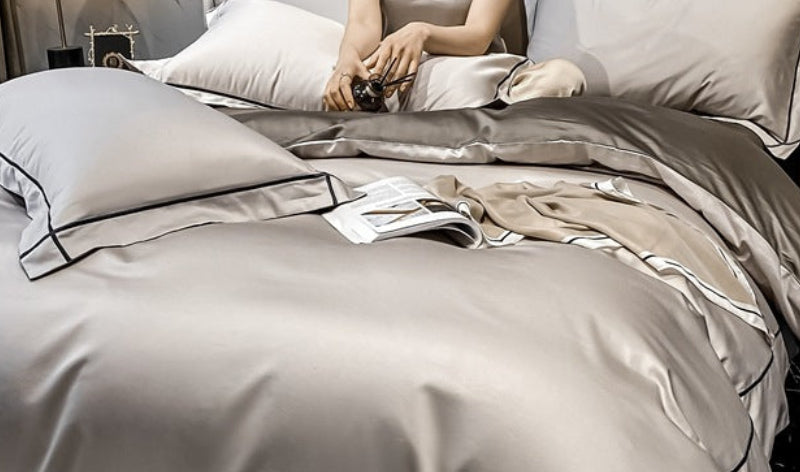 Dluxe Ave. Light Luxury Pure Cotton Four-Piece Set