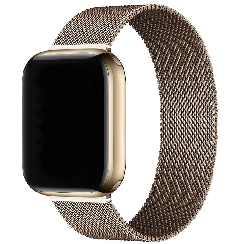 Dluxe Ave. Milanese Magnetic Steel Band for Apple Watch Series 56789 SE