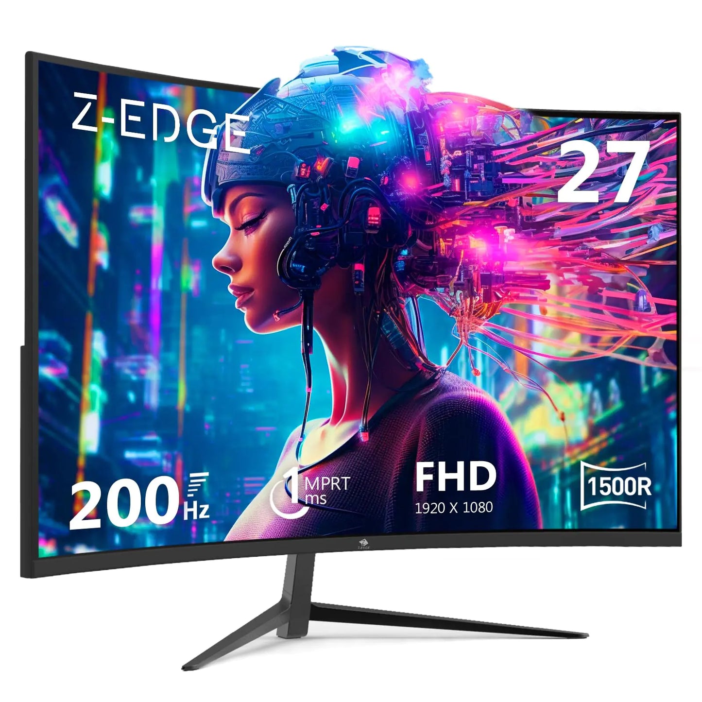 Dluxe Ave. Z-Edge UG27 27-inch Curved Gaming Monitor 16:9 1920x1080 200Hz 1ms