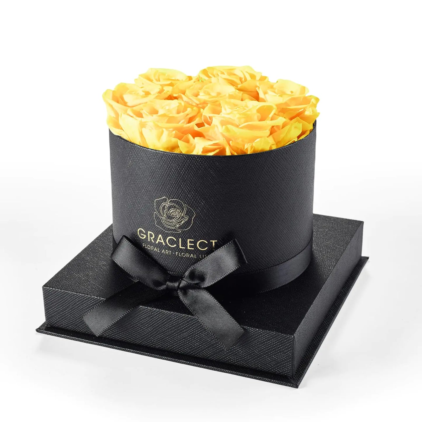 Dluxe Ave. Graclect Preserved Roses in a Box - Forever Flowers Immortal Roses Eternal Rose Preserved Flowers for Delivery Prime Mothers Day & Valentines Day & Christmas Day - Tiffany Blue