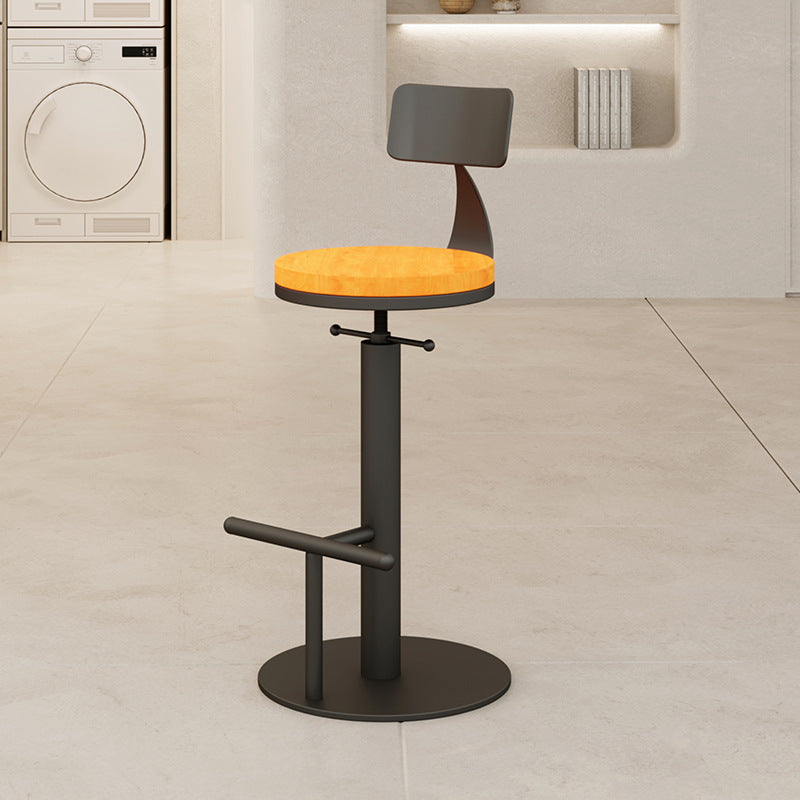 Adjustable Height Swivel Bar Stool