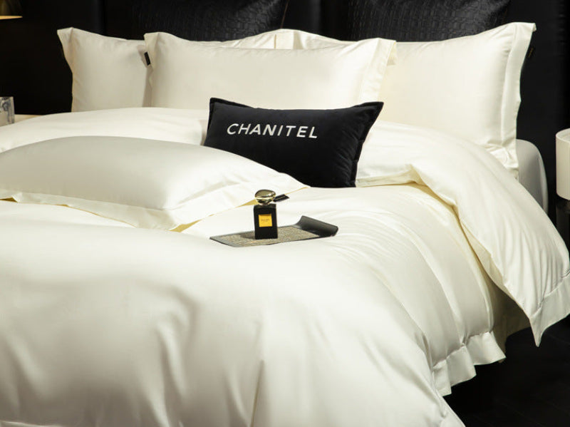 Dluxe Ave.Long Staple Cotton Four-Piece Bedding Set