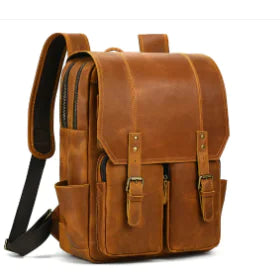 Dluxe Ave. Genuine Leather 15.6" Laptop Backpack - Arizona Style