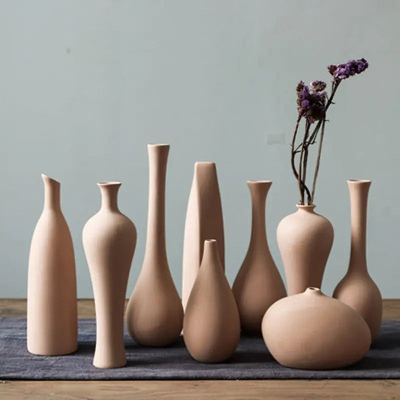 Dluxe Ave. Minimalist Nordic Ceramic Vase for Home Decor