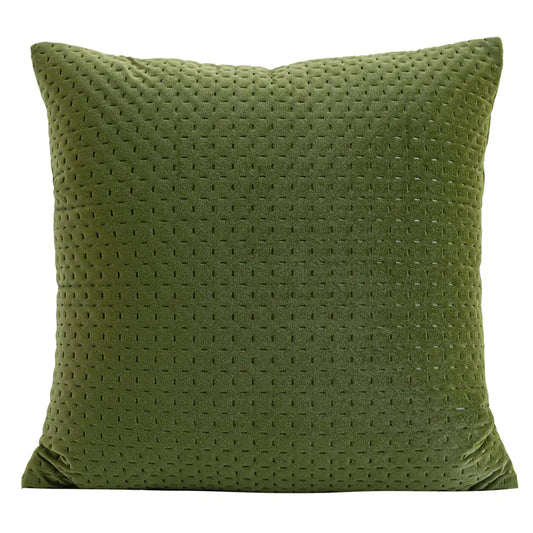 Dluxe Ave. Green 3D Pleated Sofa Set with Pillows