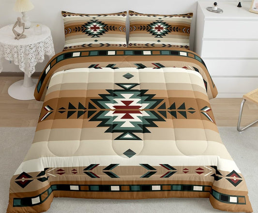 Dluxe Ave. (KING)  Native Design Bedding Set