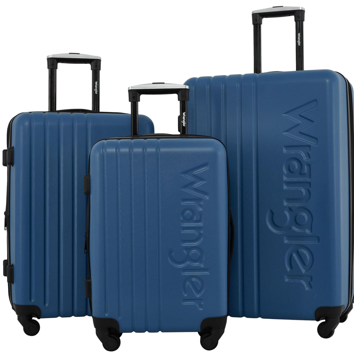 Dluxe Ave. 3 Pcs Luggage Set/ Spinning Wheels/ (Vallarta Blue) 28"/24"/20"