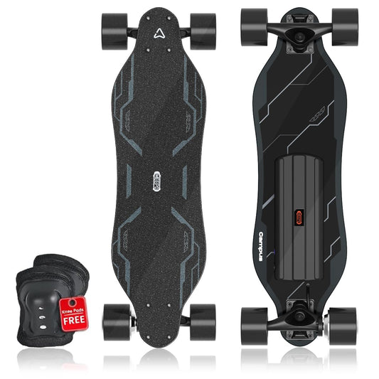 Dluxe Ave. Campus/V3S/V5/ENVY Electric Skateboard with Remote Top Speed Up to 29 Mph 4 Speed Smooth Braking Easy Carry Handle Design Suitable for Adults & Teens Beginners