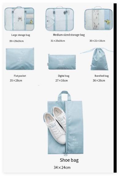 Dluxe Ave. Travel Packing Organizers