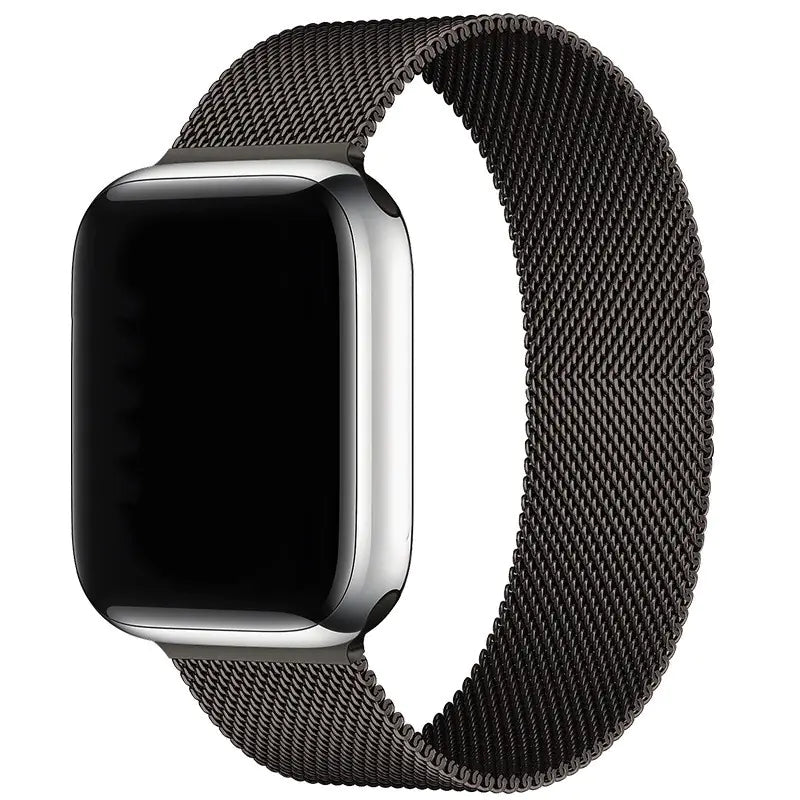 Dluxe Ave. Milanese Magnetic Steel Band for Apple Watch Series 56789 SE