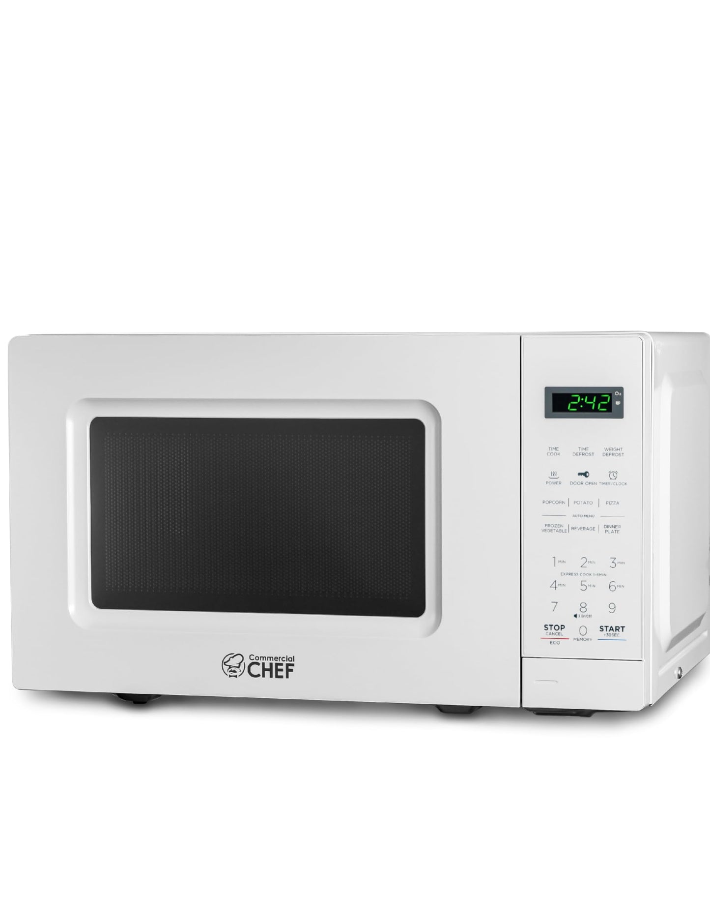 Dluxe Ave. 0.7 Cu Ft Microwave Digital Display White