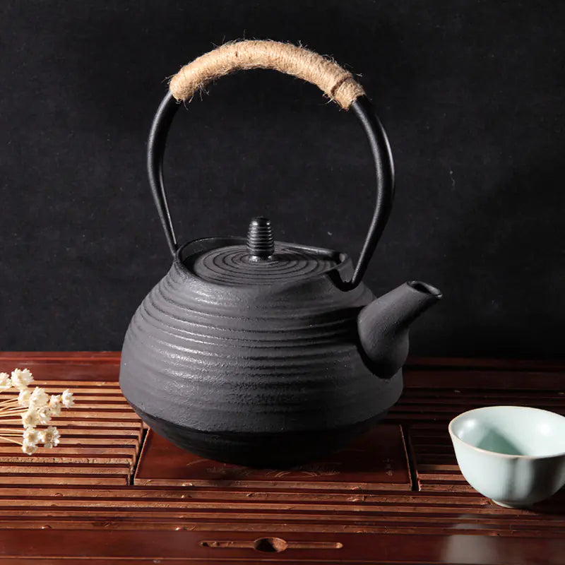 Dluxe Ave. Japanese Cast Iron Teapot - Traditional Iron Kettle