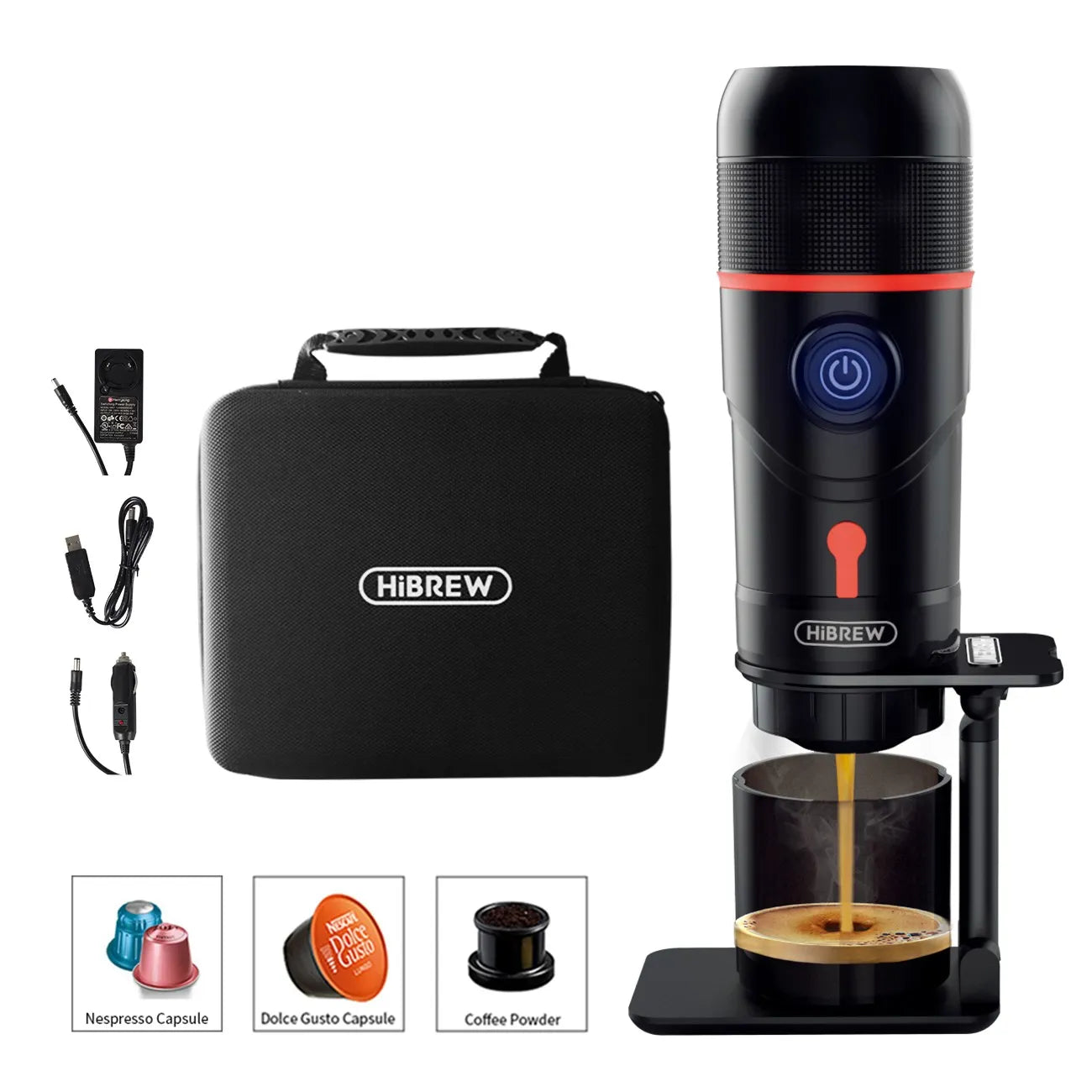Dluxe Ave. Mini Handheld Fully Automatic Coffee Maker