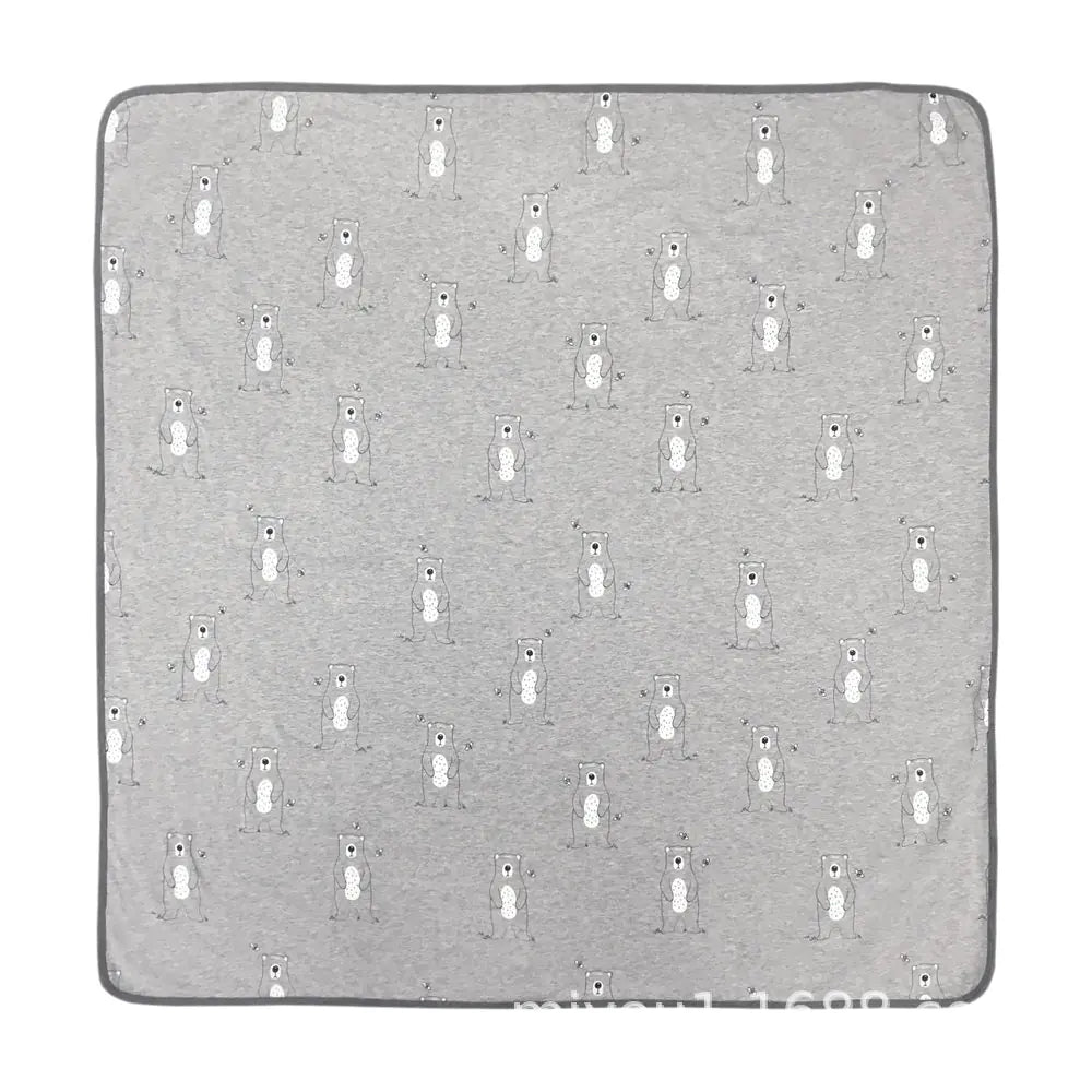 Dluxe Ave. Giraffe, Rabbit, Tiger Square Animal Blanket for Babies