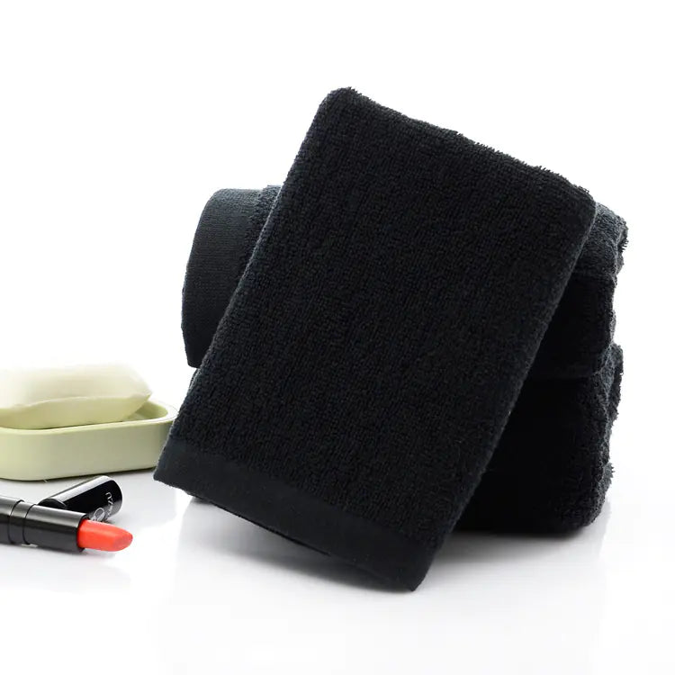 Dluxe Ave. Black Pure Cotton Towels - 21 Strand Hotel Supply