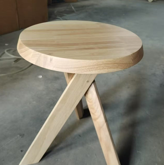 Solid Wood Side Table Japanese Wabi-Sabi Style Coffee Table