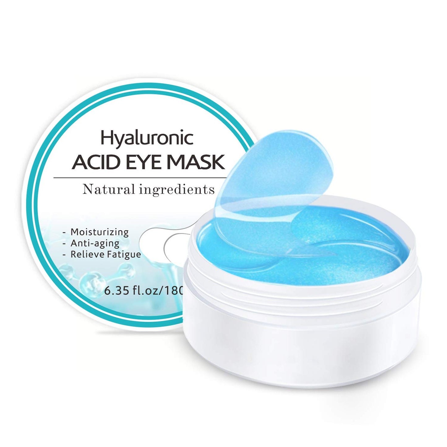 Dluxe Ave. Under Eye Patches Hyaluronic Acid Eye Mask Moisturizing/ 60PCS Eye Treatment