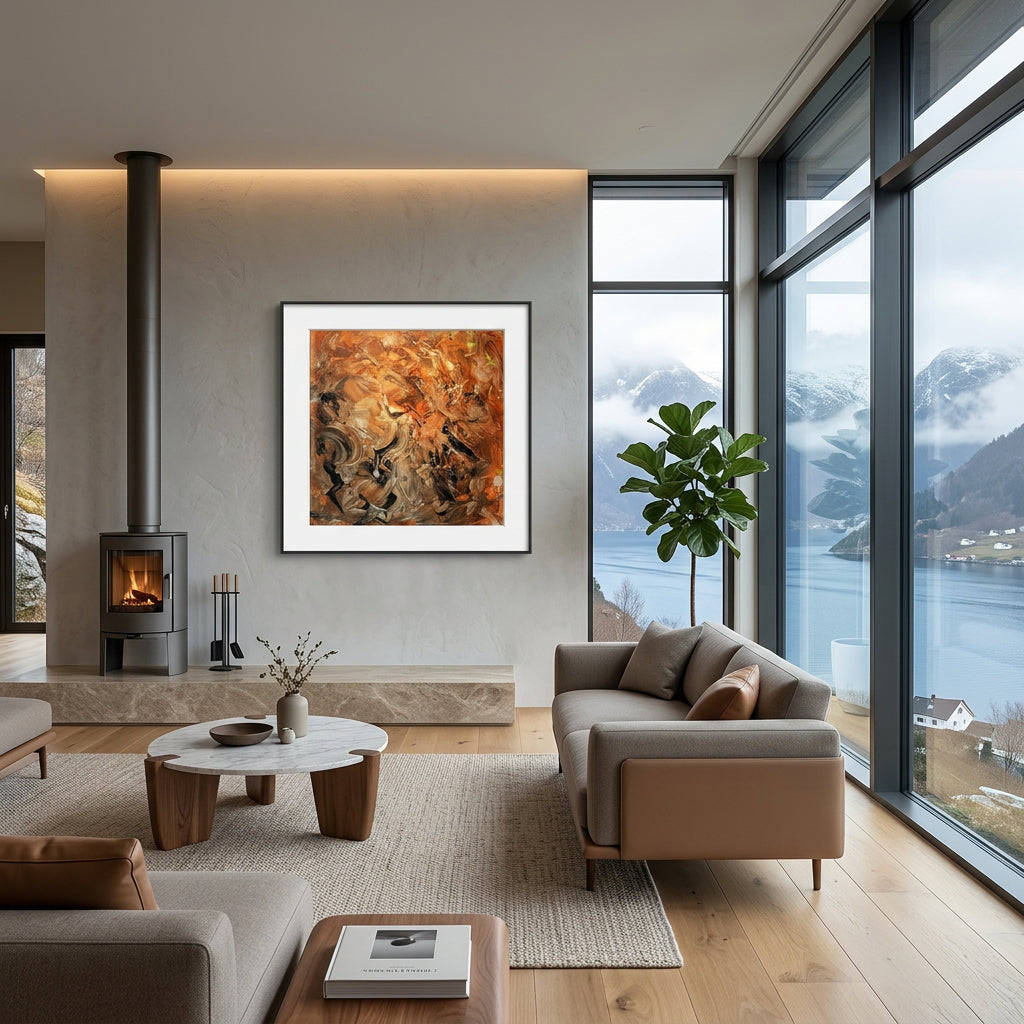 Dluxe Ave. Abstract Canvas Wall Art Painting