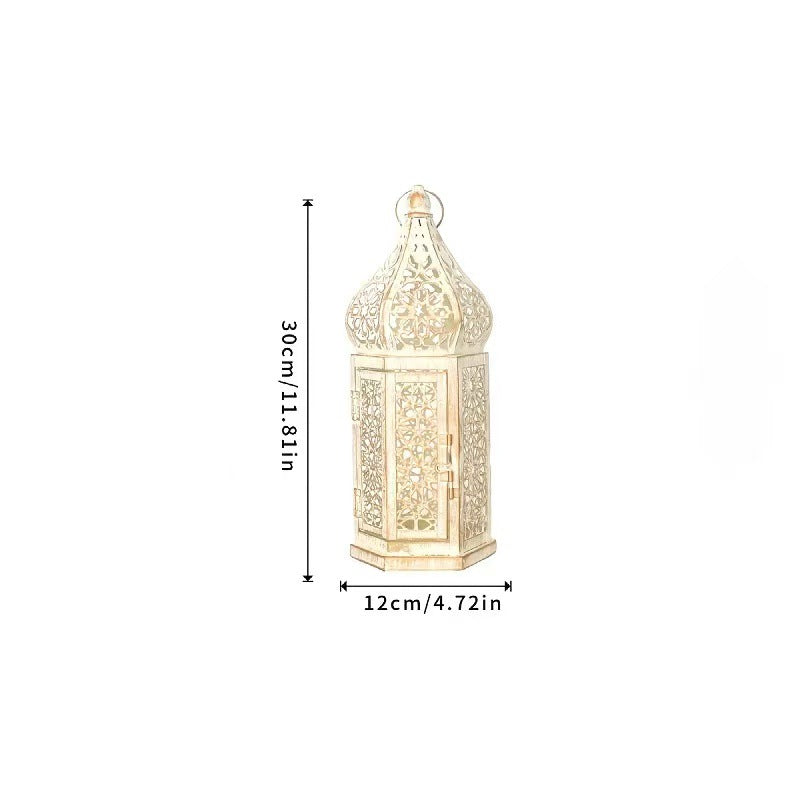 Retro Iron Moroccan Lantern
