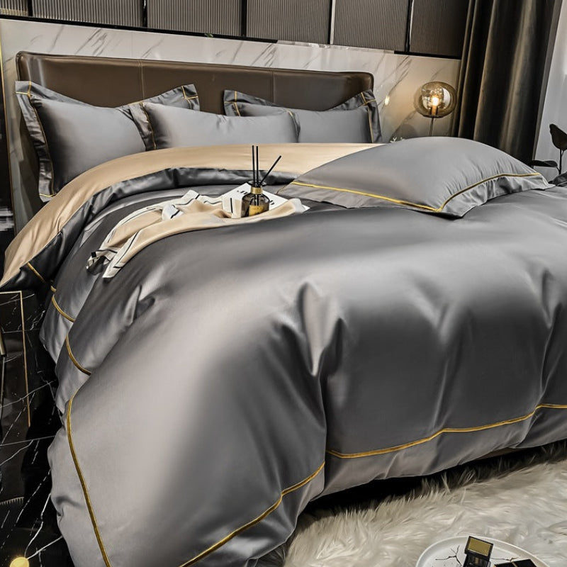 Dluxe Ave. Light Luxury Pure Cotton Four-Piece Set