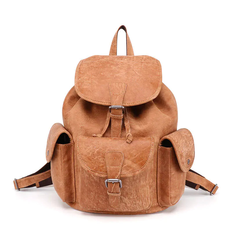 Dluxe Ave. Vintage Leather Casual Backpack