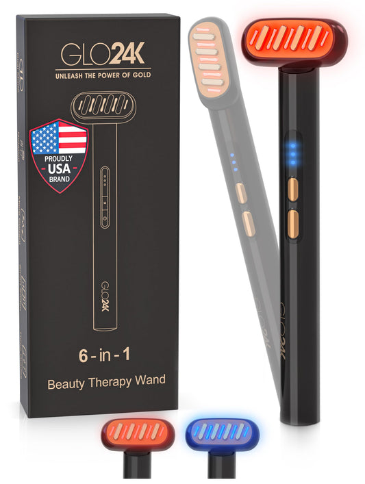 Dluxe Ave.  6-IN-1 Beauty Therapy Wand for the Face Eyes and Neck