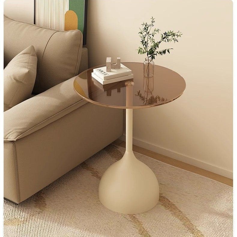 American-style minimalist sofa side table