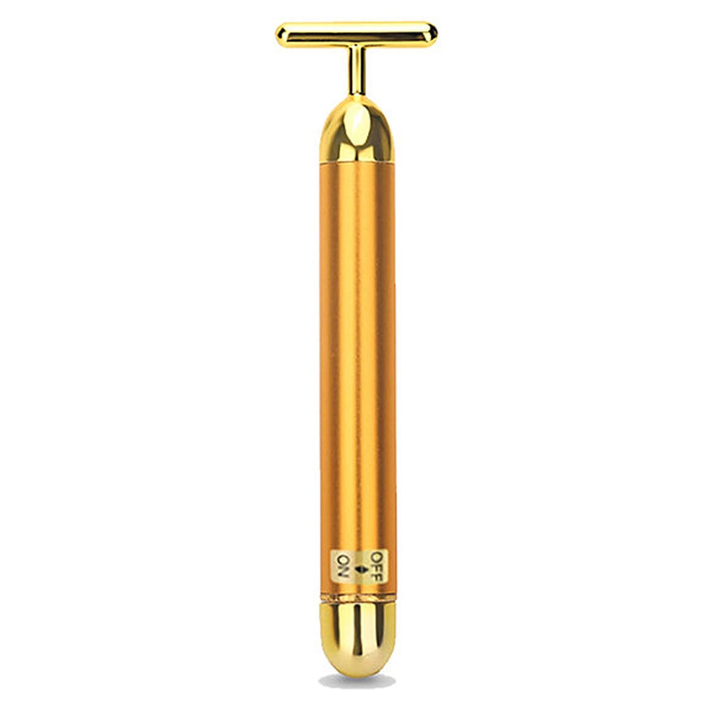 Dluxe Ave. T-Shape Facial Massager Tools Face Lifting/ Gold