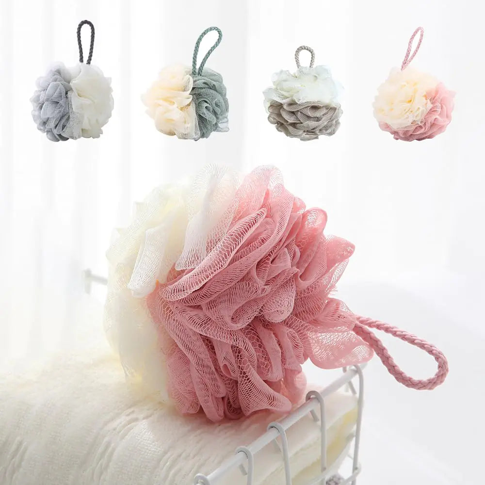 Dluxe Ave. Shower Loofah Sponge for Body Bath, Exfoliating Body Scrubber