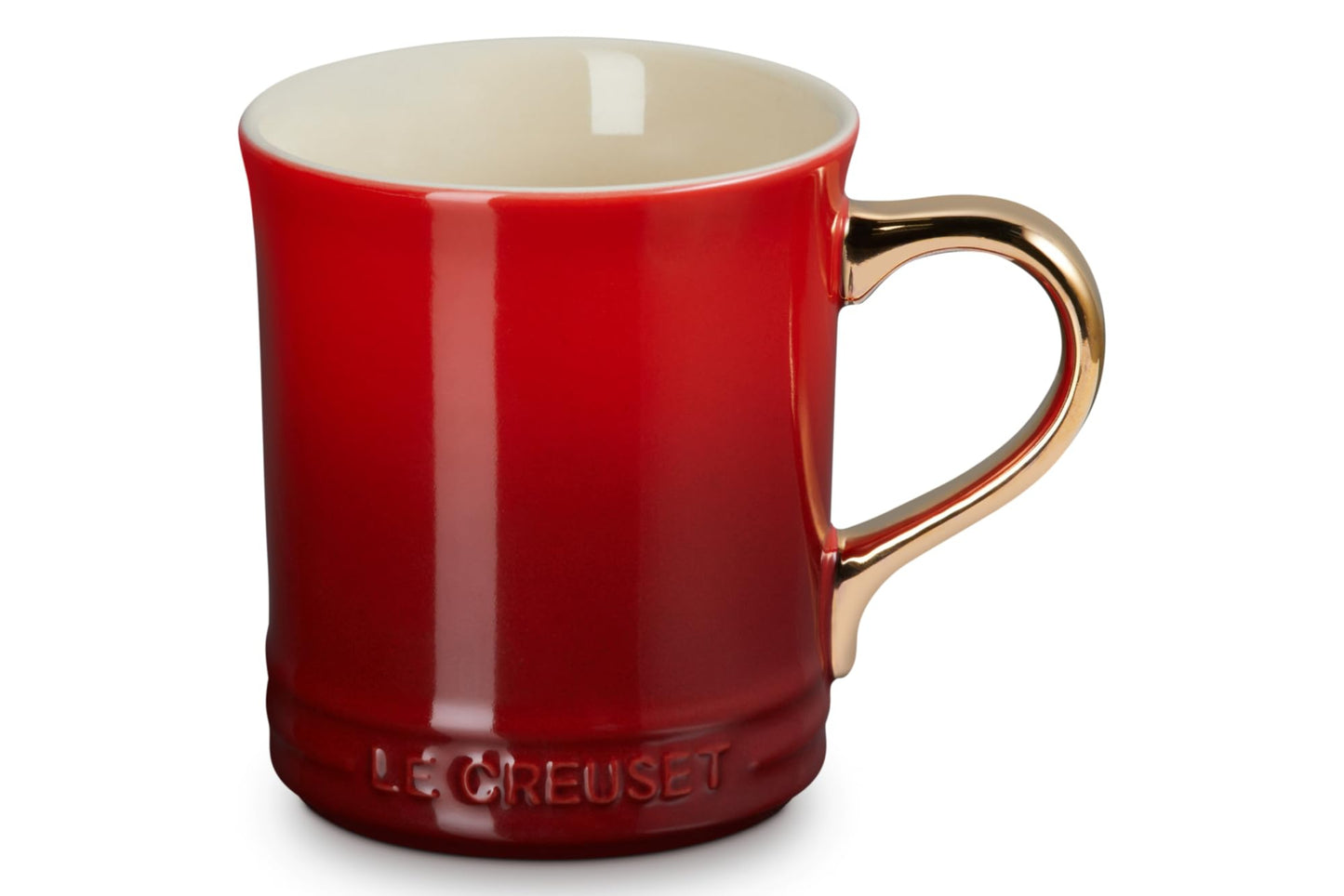 Dluxe Ave. ( Limited Edition) Vancouver Mug with Gold Metallic Handle 14 oz. Cerise