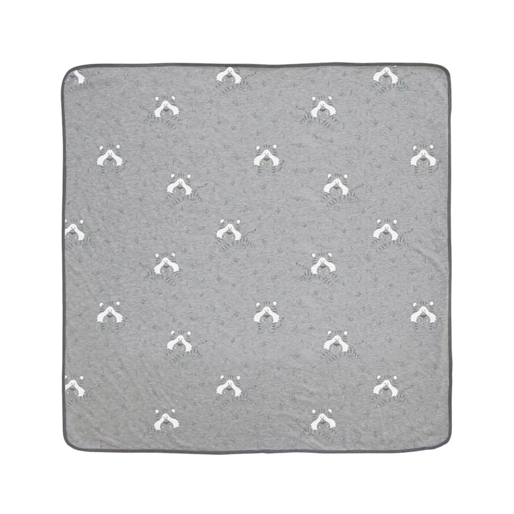 Dluxe Ave. Giraffe, Rabbit, Tiger Square Animal Blanket for Babies