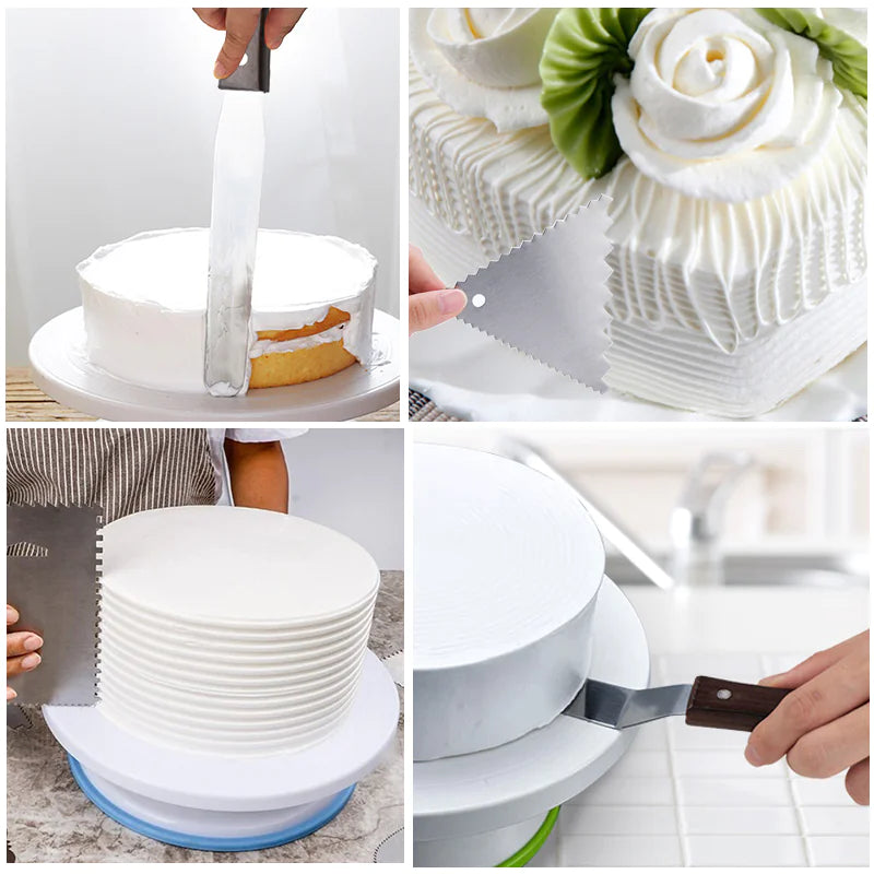 Dluxe Ave. Aluminum Alloy Rotating Cake Decorating Turntable