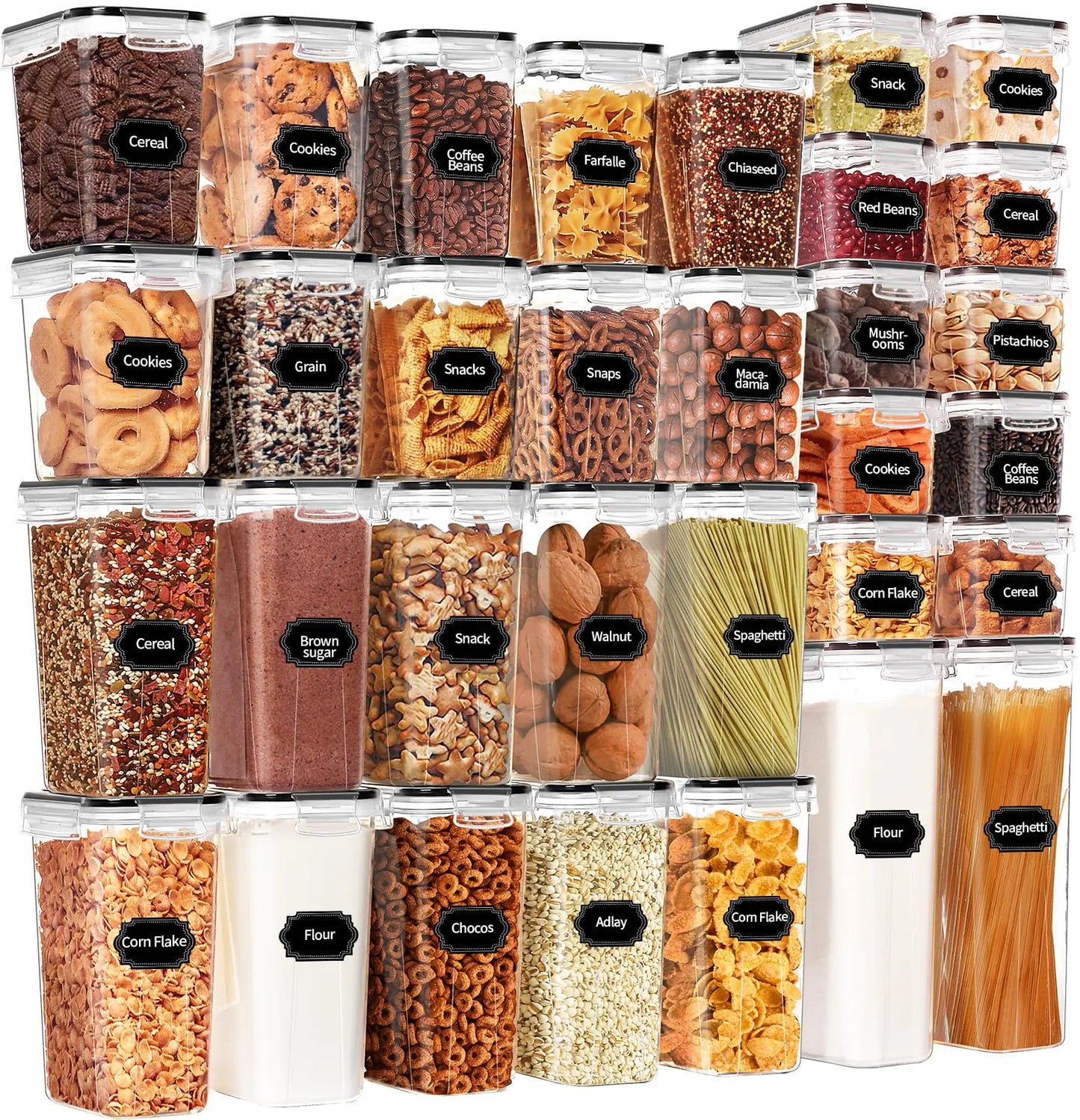 Dluxe Ave. 32 PCS Airtight Food Storage Containers with Lids