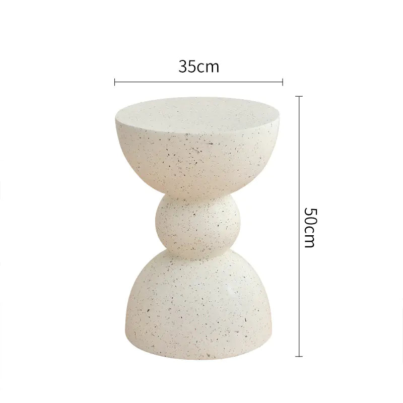 Dluxe Ave. Nordic Designer Round Side Table for Cozy Spaces