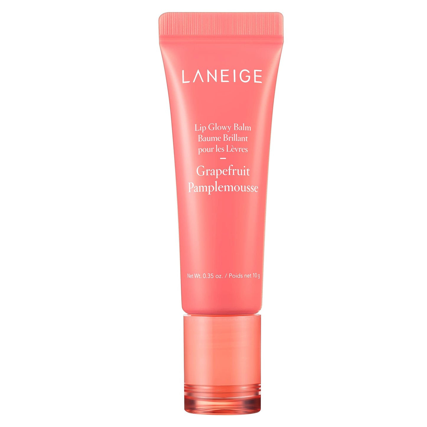 Dluxe Ave. LANEIGE Lip Glowy Balm Grapefruit: Hydrate Glossy Lightweight Moisturize & Tint with Shea Butter