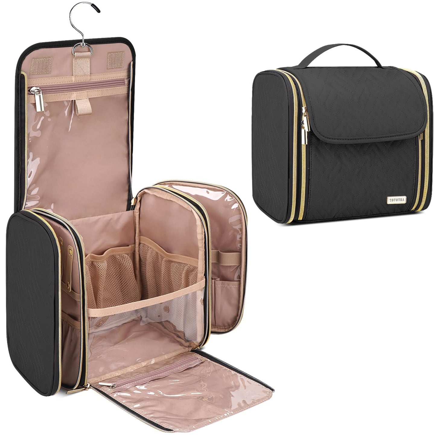 Dluxe Ave. Hanging Travel Essentials Organizer Toiletries