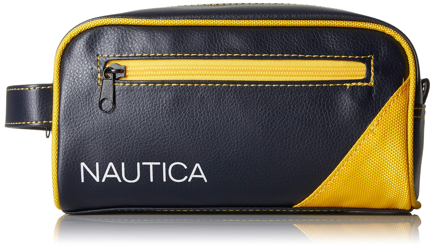 Dluxe Ave. Nautica Toiletry Bag Organizer/ Yellow