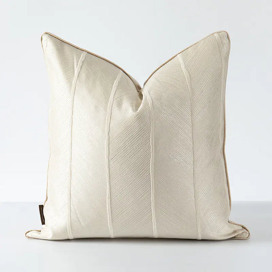 Dluxe Ave. Light Luxury Jacquard Sofa Cushion for Modern Living Room