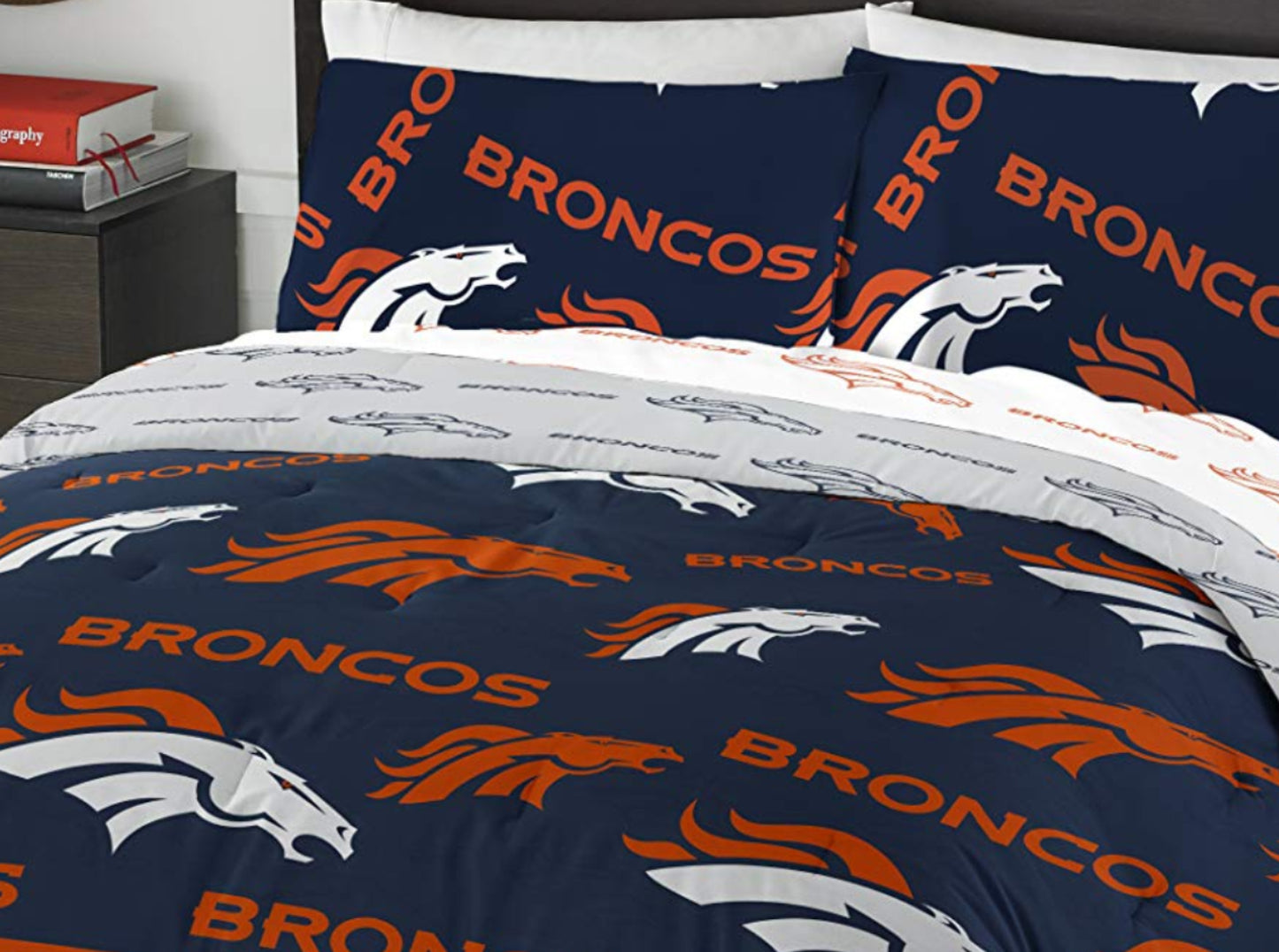 Dluxe Ave. ( QUEEN ) NFL 5 Pcs Comforter Set