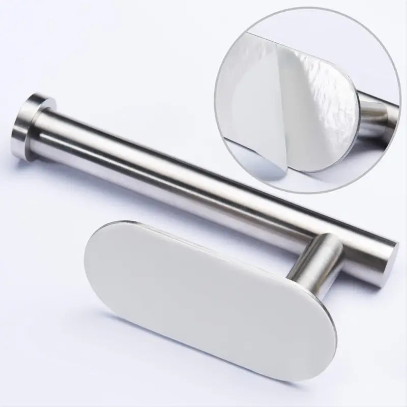 Dluxe Ave. Self-Adhesive Stainless Steel Toilet Paper Holder