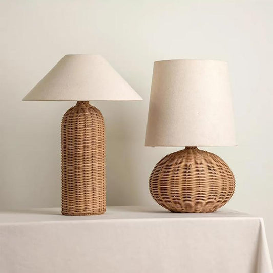 Dluxe Ave. Wabi-Sabi Style Bedside Table Lamp