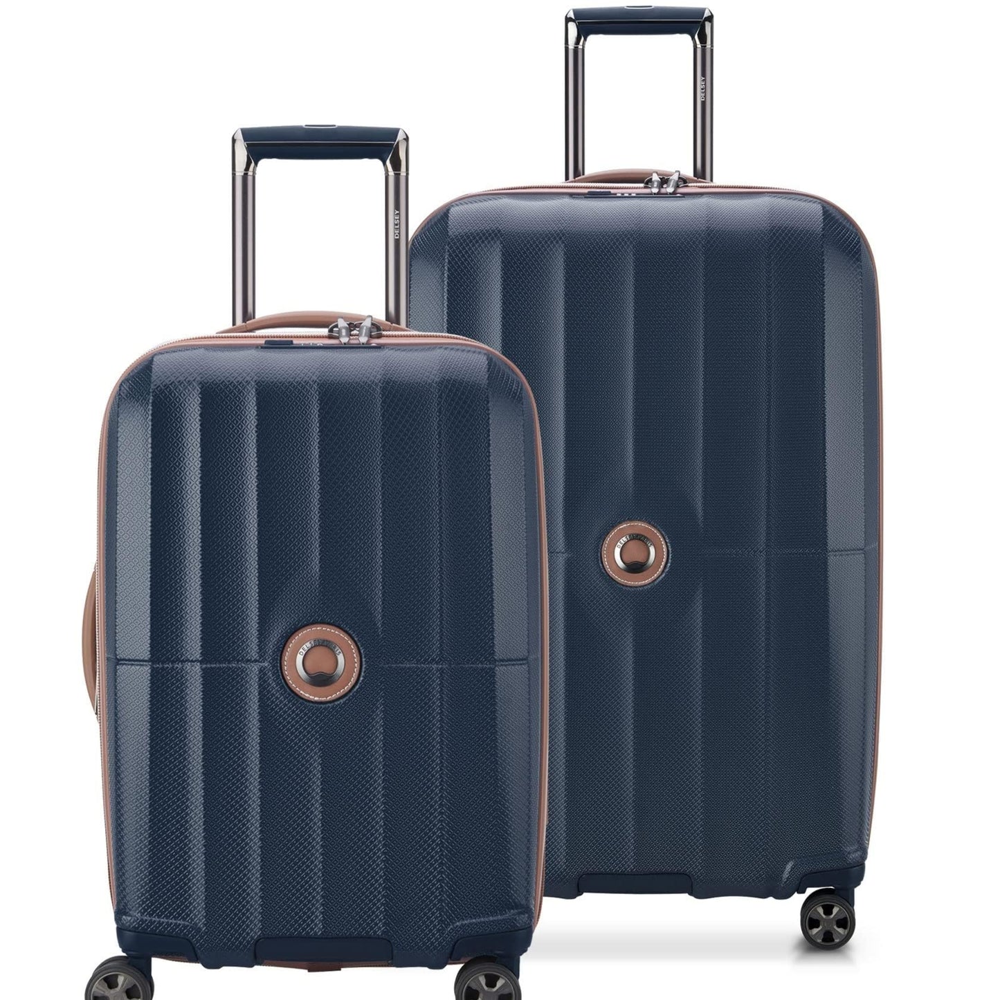 Dluxe Ave. Hardside Expandable Luggage with Spinner Wheels/ 2 Piece Set (Navy)(21/28)