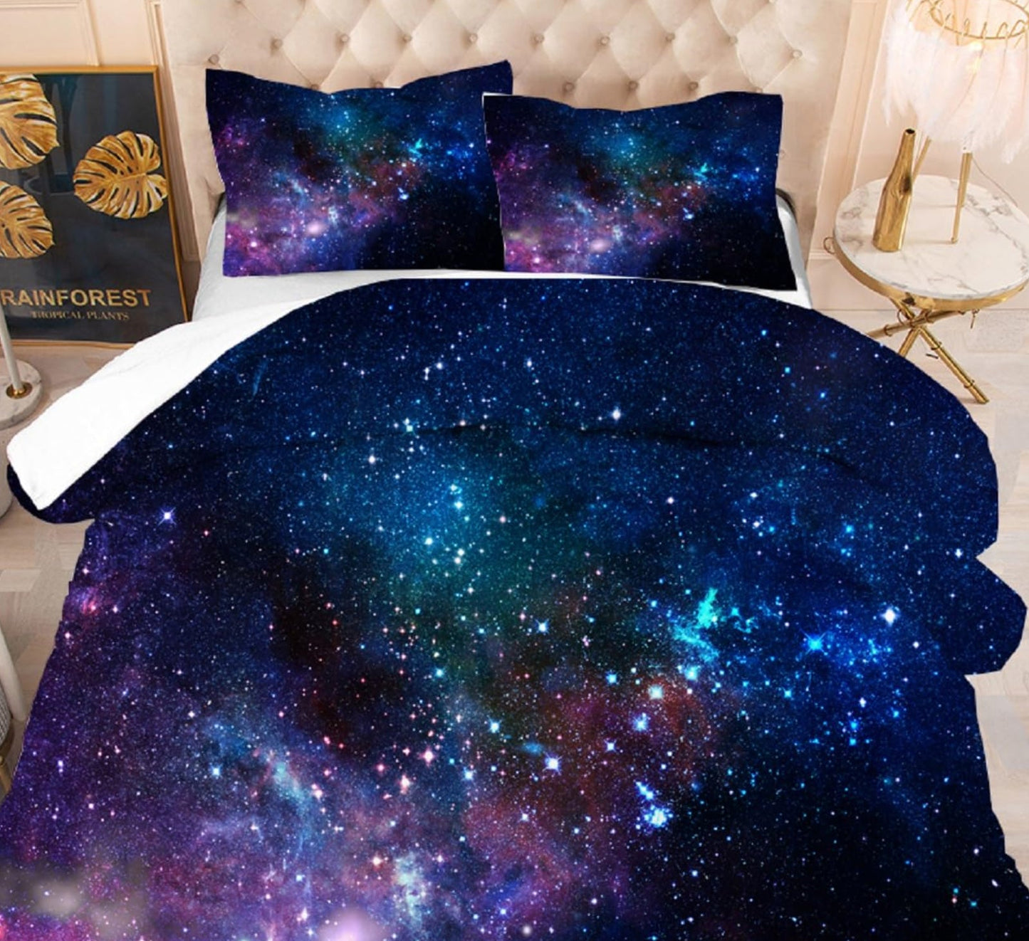 Dluxe Ave. ( TWIN ) 2 Pcs 3D Comforter Set