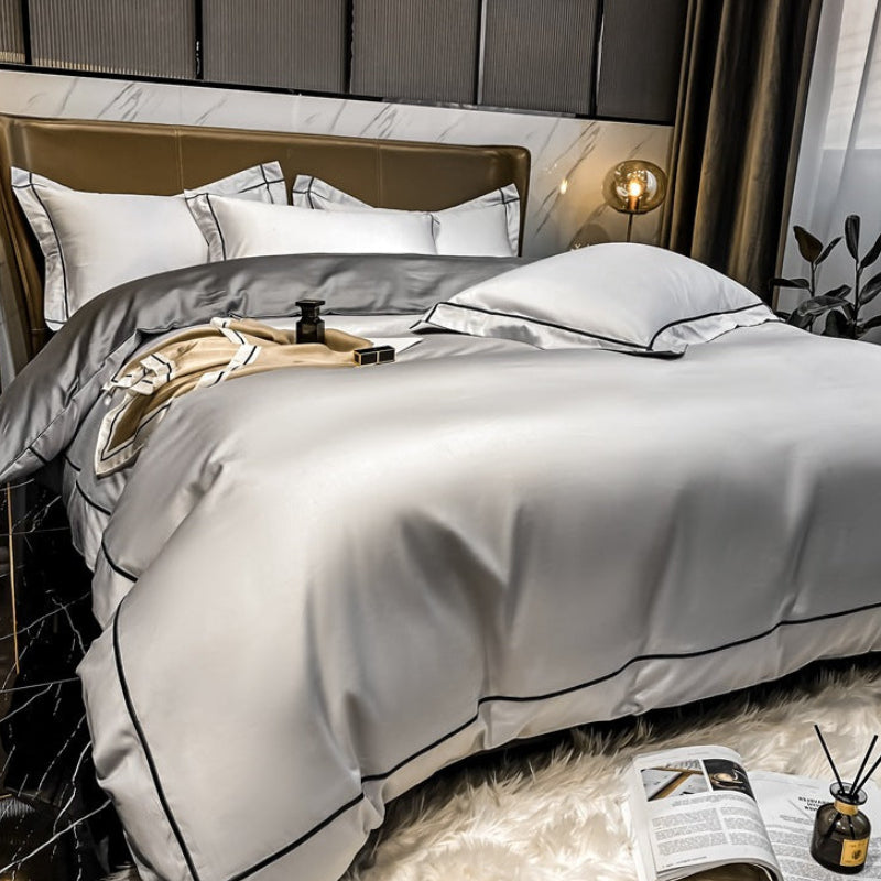 Dluxe Ave. Light Luxury Pure Cotton Four-Piece Set