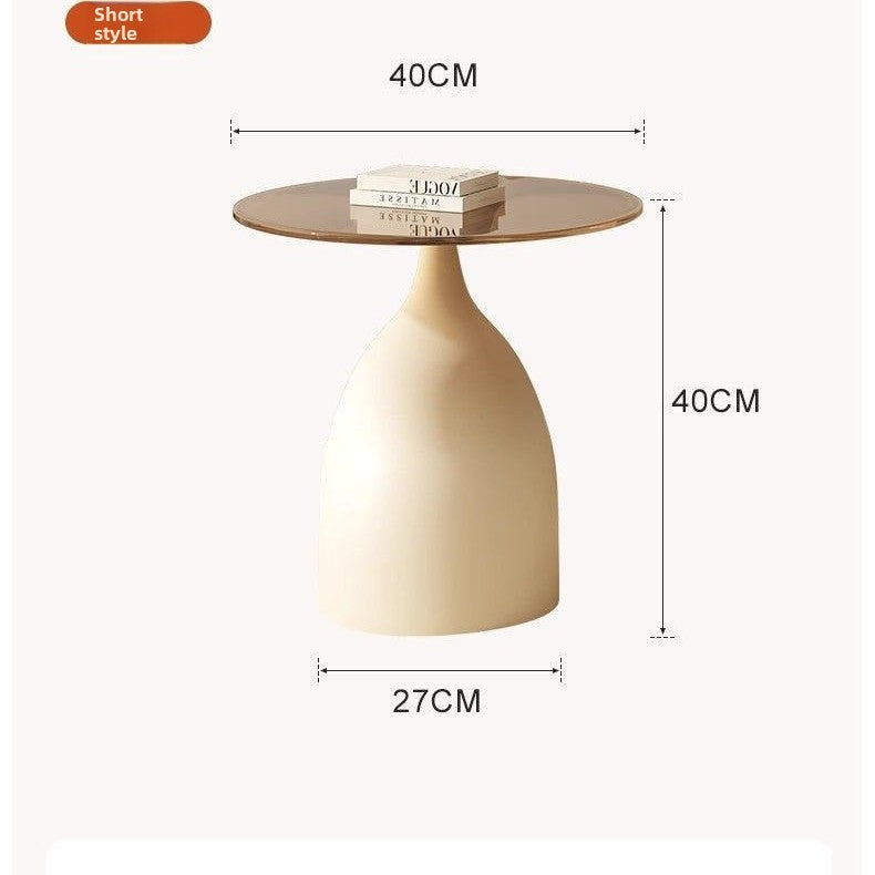 American-style minimalist sofa side table