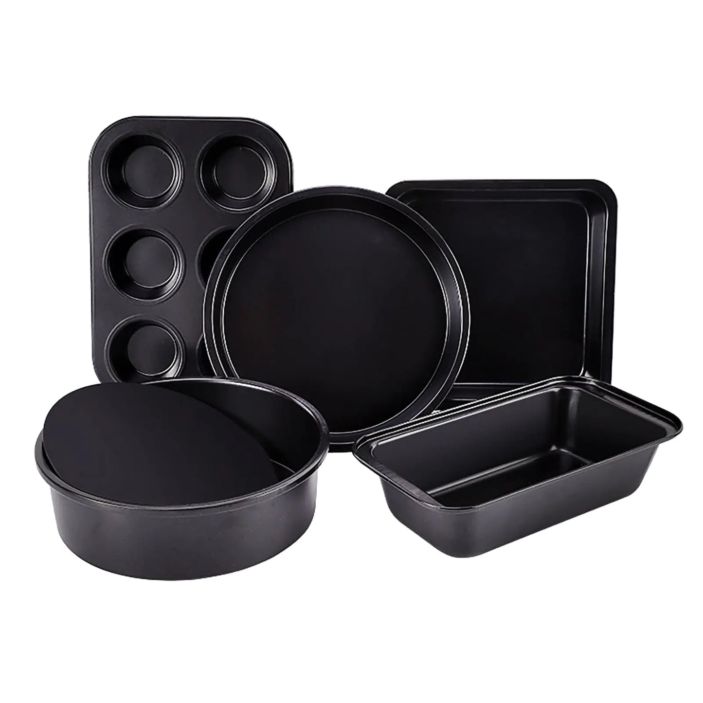Dluxe Ave.5-Piece Nonstick Bakeware Set, with Muffin Pan
