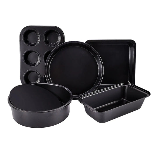 Dluxe Ave.5-Piece Nonstick Bakeware Set, with Muffin Pan